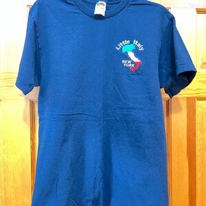 Fruit of the Loom heavy cotton adult T-Shirt - Little Italy New York